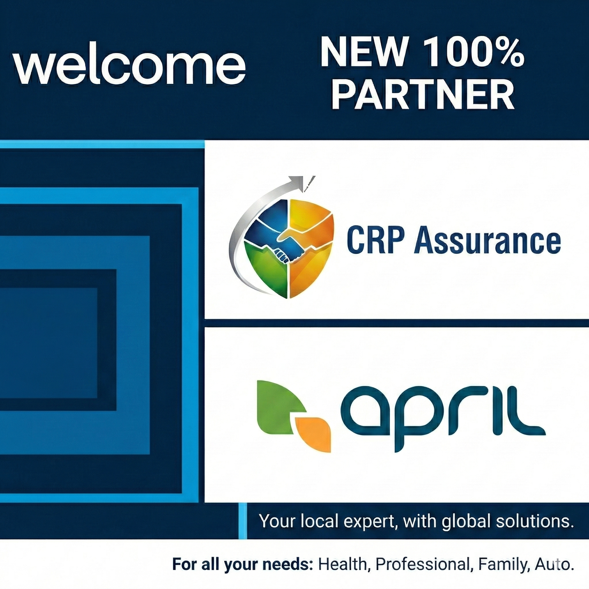 CRP-Assurance distribue désormais 100 % des offres APRIL