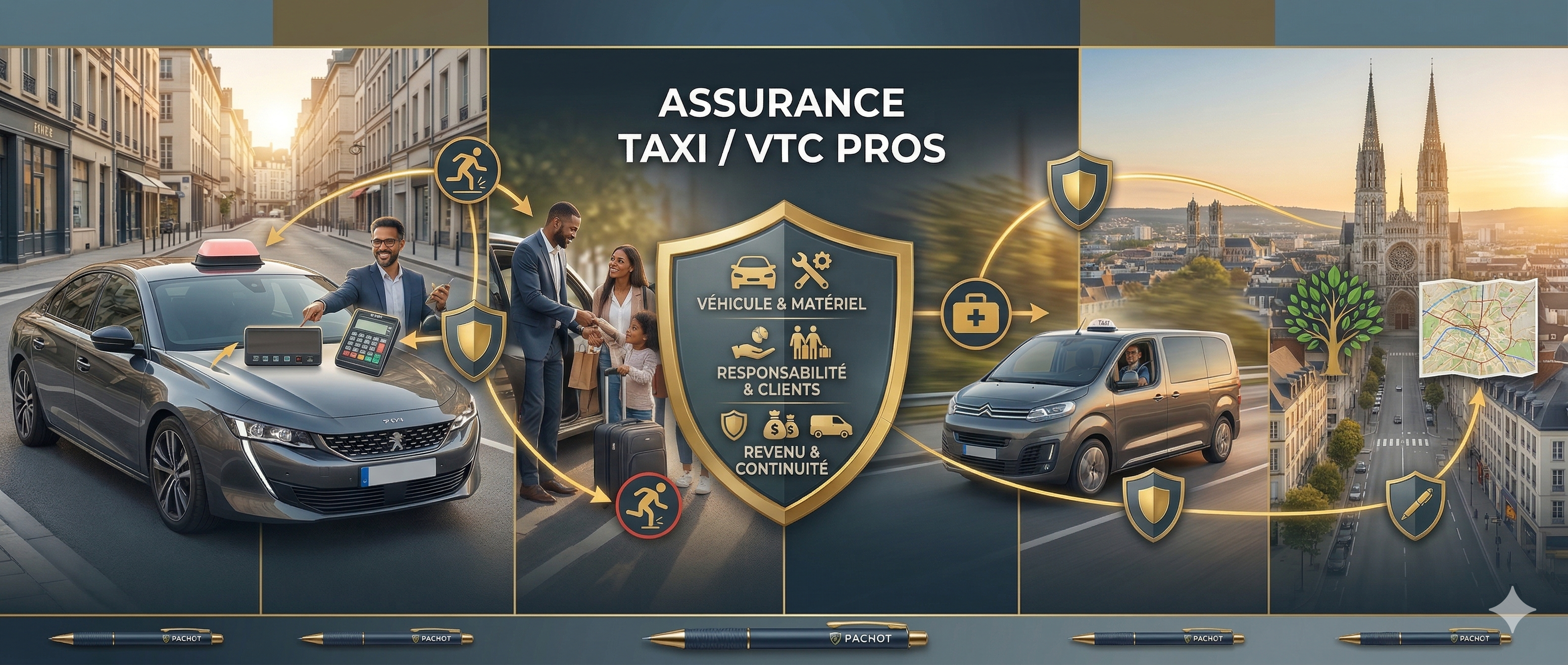 Assurance Taxi, Navettes & VTC